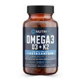 Nutri11 omega-3 D3 K2 astaxanthine en enduit entérique pour meilleure digestion