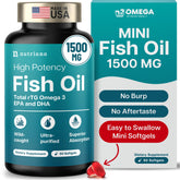 Nutriana Mini Gélules Huile Poisson sans odeur, facilité d’utilisation au quotidien.