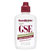 NutriBiotic GSE, bouteille 2 oz, format pratique pour usage quotidien.
