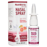 NutriBiotic Nasal Spray bouteille 30 ml pour hydrater et protéger les fosses nasales.