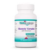Nutricology Glucevia Complex – bouteille de gélules végétales, soutien potentiel au métabolisme hépatique
