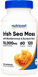 Nutricost extrait algue irlandaise 10000 mg équivalent pour la routine nutritionnelle