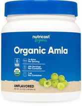 Nutricost Amla Poudre, bouteille 1 livre prête pour un usage quotidien