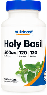 Nutricost basilic sacré capsules 500 mg: prise facile dans la routine quotidienne