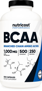 Nutricost BCAA 1000mg : bouteille prête pour l’entraînement et récupération