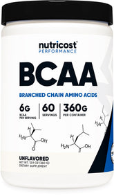 Nutricost BCAA en bouteille avec doseur pour dosage précis