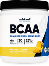 Nutricost BCAA Poudre Ananas, bouteille ouverte après entraînement