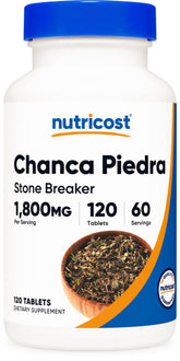 Nutricost Chanca Piedra Extrait — bouteille visible, signe de qualité et d'utilisation facile