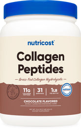 Nutricost Collagen Peptides emballage clair et pratique pour démarrer votre routine.