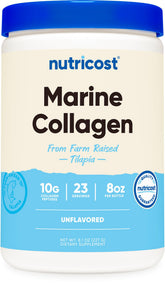 Nutricost Collagene Marin – boîte 8oz, source durable pour votre routine quotidienne.
