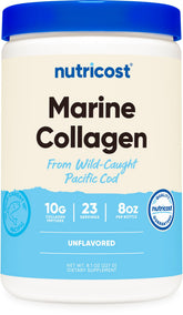 Nutricost collagène marin sauvage Alaska en poudre prête à ajouter dans vos boissons