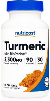 Nutricost Curcuma Bioperine — dose quotidienne pratique pour votre routine santé.