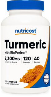 Nutricost Curcuminoïdes 95% en bouteille, extrait concentré pour votre routine bien-être.