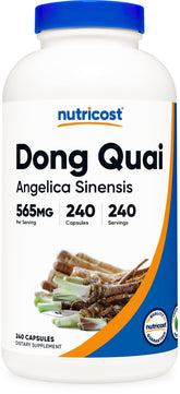 Nutricost Dong Quai 565mg bouteille – pratique pour la routine quotidienne.