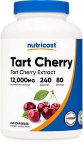 Nutricost Extrait cerise acide – bouteille visible et présentation pratique