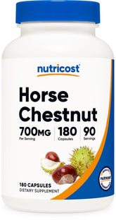 Nutricost Extrait Marron d'Inde bouteille – soutien naturel quotidien.