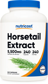 Nutricost Extrait de Prêle – capsules faciles à avaler au quotidien.