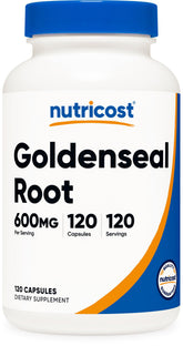 Nutricost Goldenseal 600 mg, capsules faciles à prendre au quotidien.