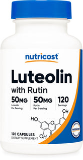 Nutricost Luteolin avec Rutin – bouteille pratique pour votre routine quotidienne.