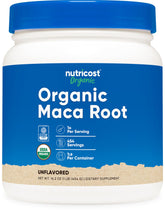 Nutricost Maca biologique en poudre – bouteille 500 g prête pour smoothies