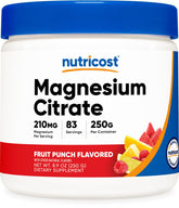 Nutricost Magnésium Citrate, bouteille pratique pour un apport quotidien.