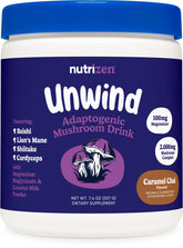 Nutricost Nutrizen PM Unwind bouteille caramel-chai pour une douceur relaxante en soirée