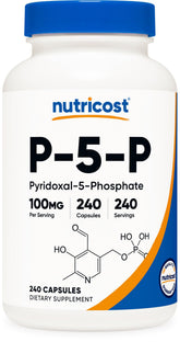 Nutricost P5P 100 mg capsules – soutien potentiel d'énergie au quotidien.