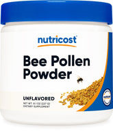 Nutricost Poudre de pollen d abeille dans une bouteille, source naturelle de nutriments
