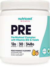 Nutricost Pre-Workout pour femmes, bouteille prête à l’emploi, idéal pour démarrer l’entraînement.