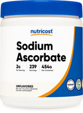 Nutricost poudre d'ascorbate de sodium - emballage pratique pour le quotidien
