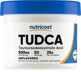Nutricost Tudca poudre – bouteille pratique pour des portions précises.