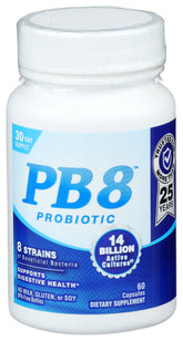Nutrition Now PB8 Acidophilus – bouteille peut soutenir une digestion saine.