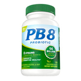 Nutrition Now PB8 Probiotique: bouteille de 120 gélules soutenant la digestion.