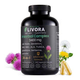NutriZenis LIVORA: bouteille et étiquette visibles, soutien potentiel au quotidien.