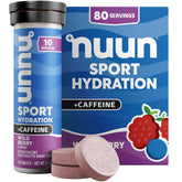 Nuun Énergie Baies Sauvages: tablette se dissolvant rapidement dans l eau