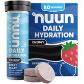 Nuun Energy Berry Blast boîte : hydratation pratique avec énergie durable pendant l’effort.