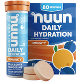 Nuun Immunity: pastille se dissolvant rapidement dans l'eau pour une hydratation pratique.