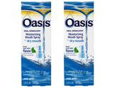 Oasis spray buccal hydratant, flacon 30 ml, usage portable.
