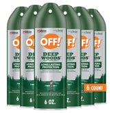 OFF! Deep Woods: bouteille de 177 ml prête pour l'extérieur et protection durable.