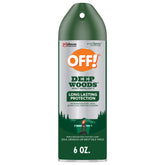 OFF! Deep Woods aerosol prêt à l’emploi pour les activités en plein air.