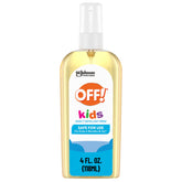 OFF en enfants répulsif moustiques, bouteille-pompe, protection pratique lors des sorties en extérieur.