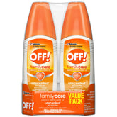 OFF! FamilyCare Spritz – bouteille sans parfum pour une protection légère en plein air.