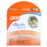 Recharge OFF! Clip-On moustiques offrant une protection jusqu'à 12 heures.