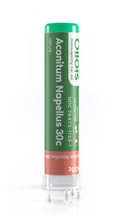 OLLOÏS Aconitum Napellus 30c: bouteille prête à dissolution sous la langue, pratique en début de fièvre.