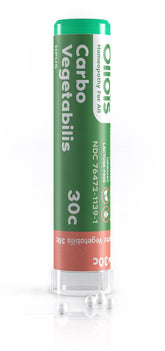 OLLOÏS Carbo Vegetabilis: bouteille de 80 pellets, usage traditionnel pour gaz et ballonnement