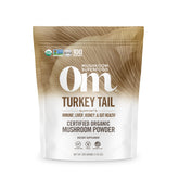 Om Mushroom Turkey Tail poudre organique, dose quotidienne potentielle et bénéfice introductif