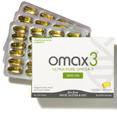 Gélules Omax3 Omega-3 1500 mg, soutien potentiel pour le cœur et le cerveau.