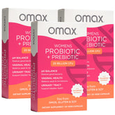 Omax3 Probiotiques Femmes, gelules en bouteille, soutien potentiel de l'équilibre intime.