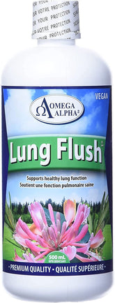 Omega Alpha Drainage Pulmonaire — bouteille prête à l'emploi pour un usage quotidien.