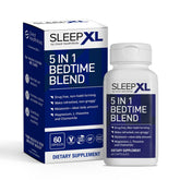 OmegaXL SleepXL : bouteille de capsules, usage nocturne pour un sommeil plus rapide et réparateur.
